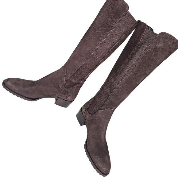 Amalfi‎ By Rangoni Womens Brown Suede Knee-High Boots 8.5M Made In Italy - Picture 12 of 16